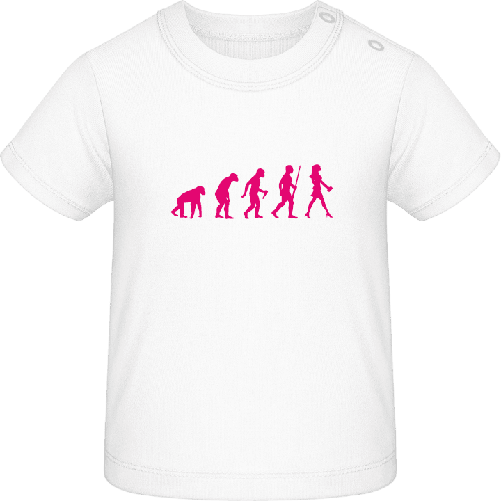 Woman Evolution T-shirt för bebisar contain pic