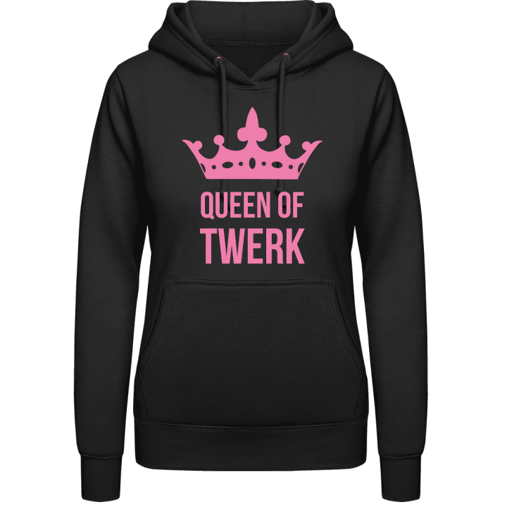 Queen Of Twerk Felpa con cappuccio da donna contain pic
