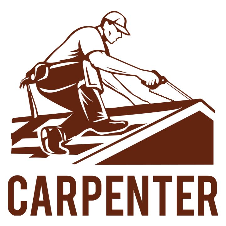Carpenter on the roof Kitchen Apron 0 image