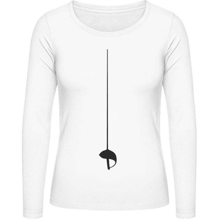 Fencing Sword Langermet skjorte for kvinner contain pic