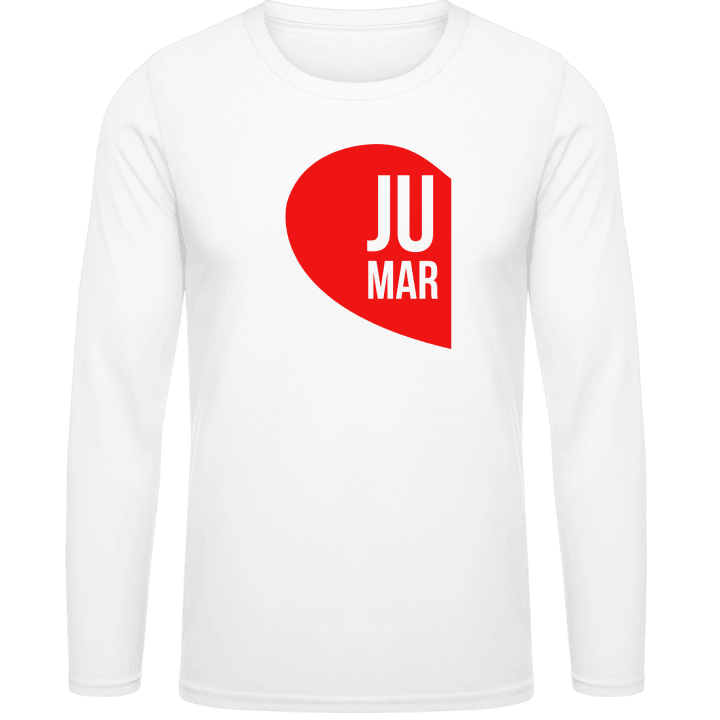 Just Married right Shirt met lange mouwen contain pic