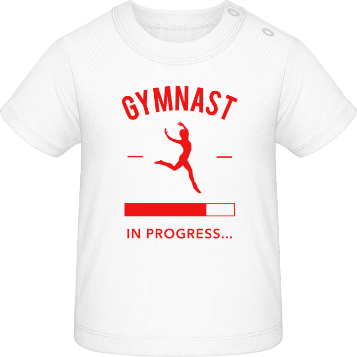 Gymnast in Progress Camiseta de bebé contain pic