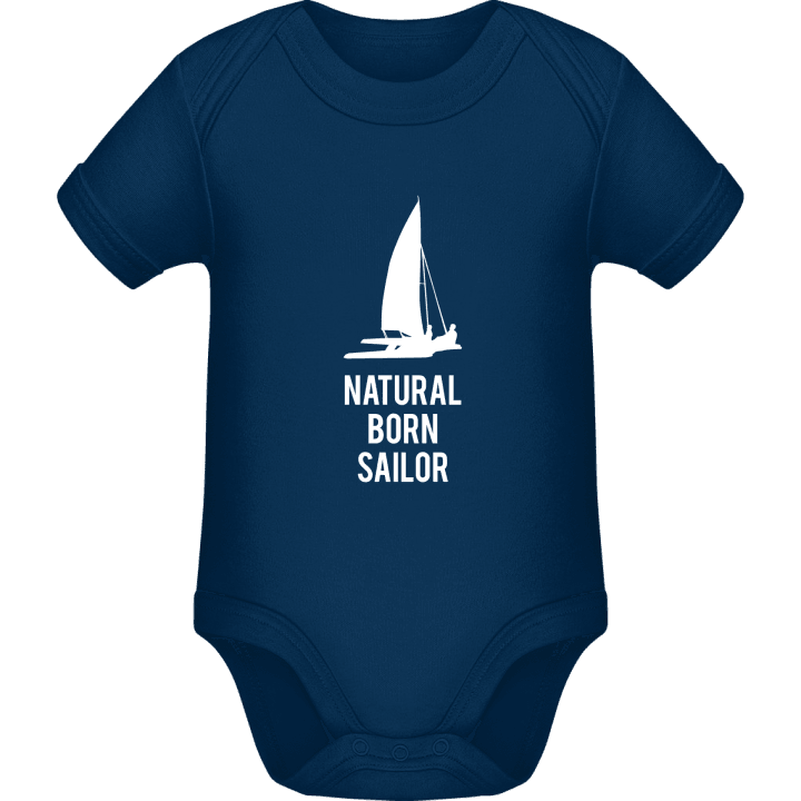 Natural Born Catamaran Sailor Baby Romper contain pic