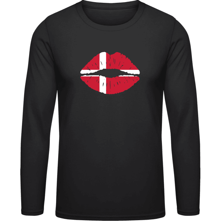 Danish Kiss Flag Shirt met lange mouwen contain pic