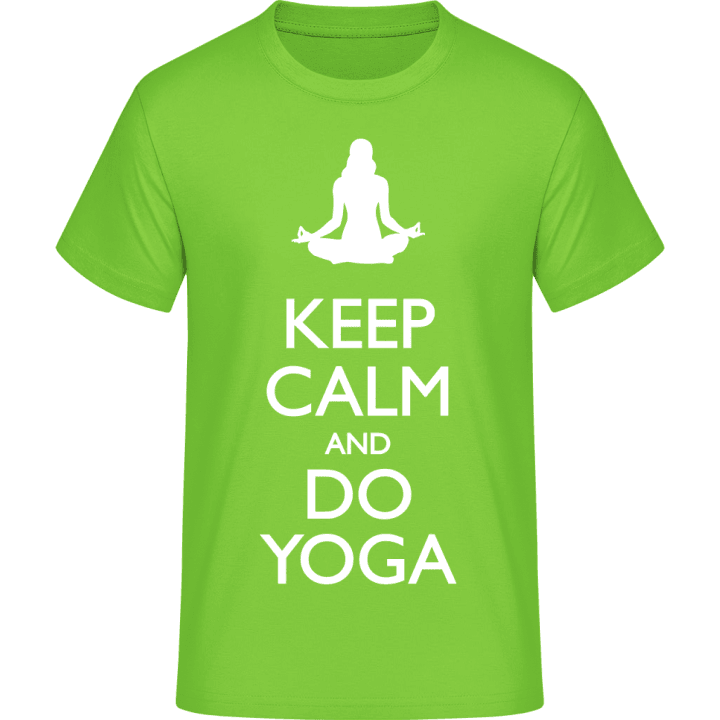 Keep Calm and do Yoga T-Shirt contain pic
