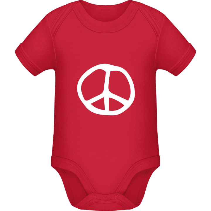 Peace Symbol Illustration Baby Romper contain pic