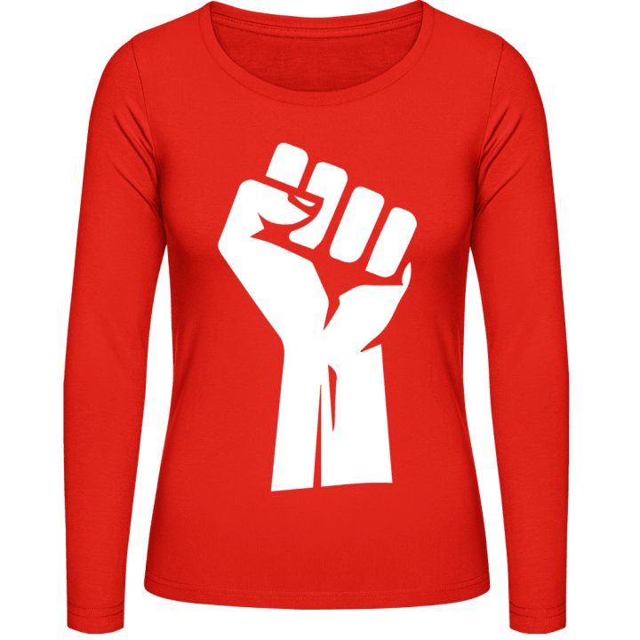 Revolution Fist Langermet skjorte for kvinner contain pic