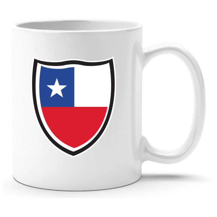 Chile Flag Shield Taza contain pic
