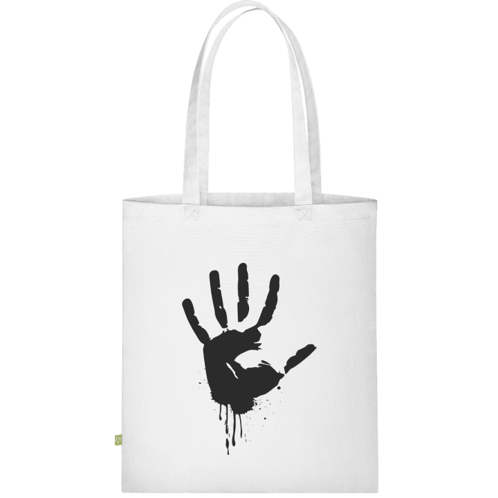 Black Blood Hand Stofftasche contain pic