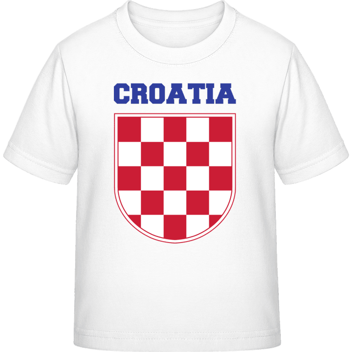 Croatia Flag Shield T-shirt för barn contain pic