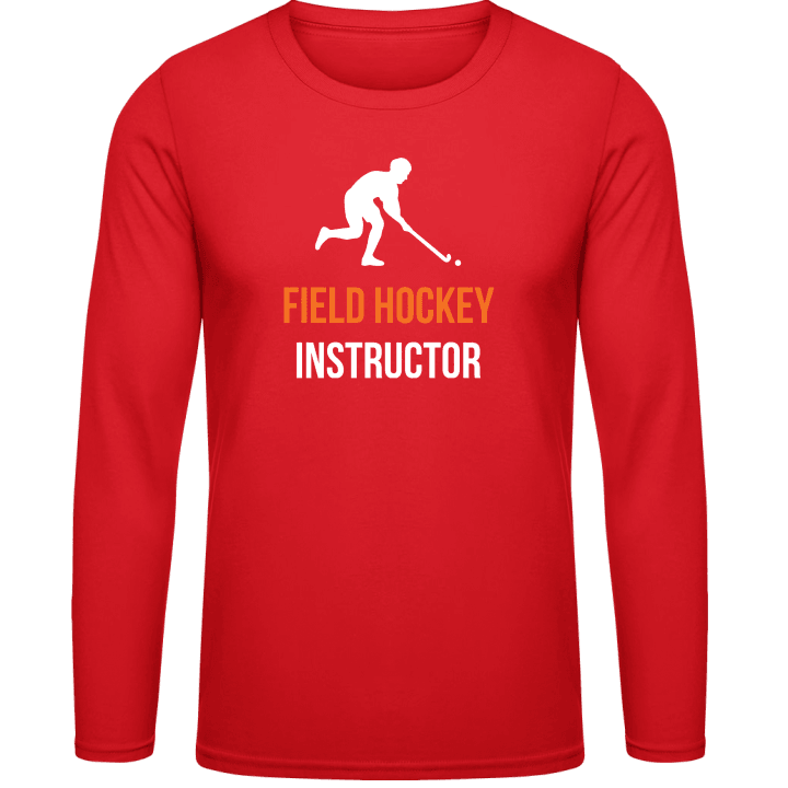 Field Hockey Instructor Langarmshirt contain pic