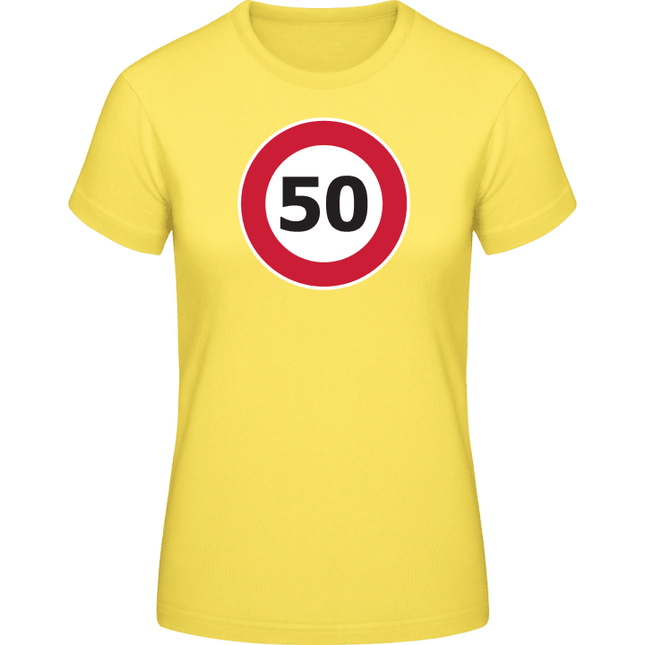 50 Speed Limit Frauen T-Shirt 0 image
