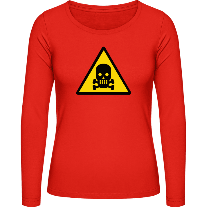 Poison Caution Women long Sleeve Shirt contain pic