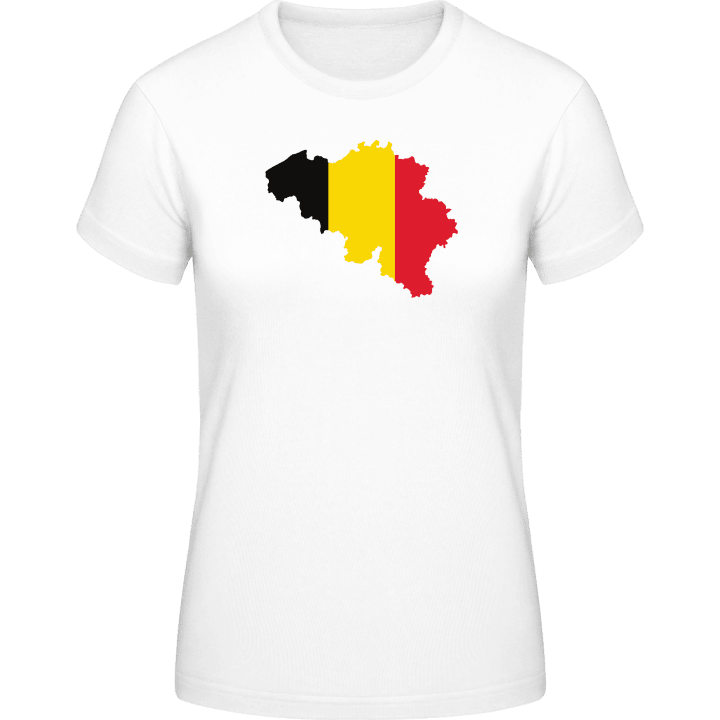 Belgium Map T-skjorte for kvinner contain pic