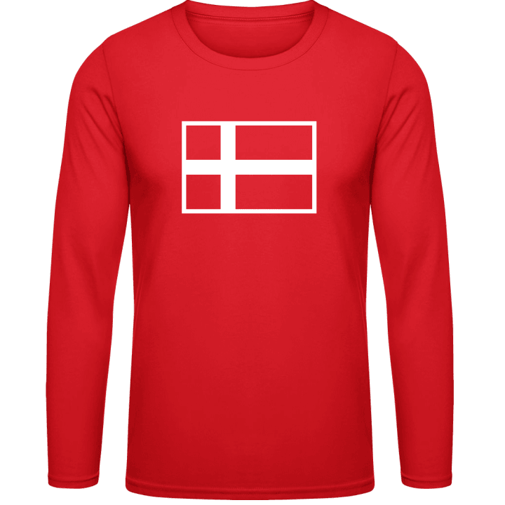 Danimarca Flag Camicia a maniche lunghe contain pic