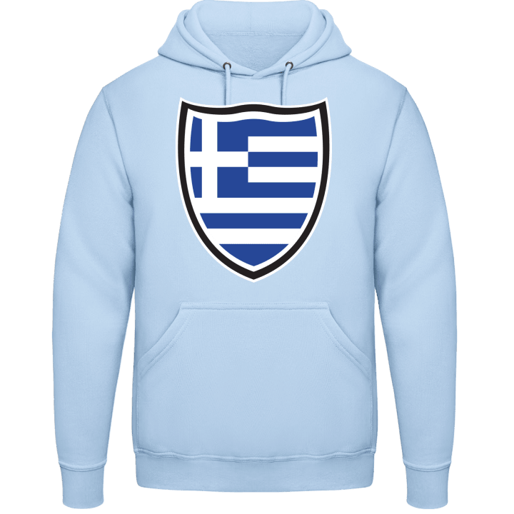 Greece Shield Flag Felpa con cappuccio contain pic