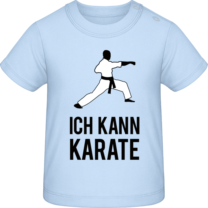 Ich kann Karate Spruch Baby T-Shirt contain pic
