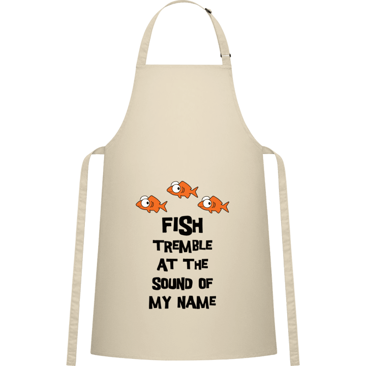 Fish Tremble at the sound of my name Kitchen Apron 0 image