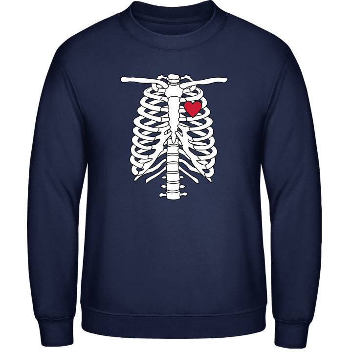 Chest Skeleton with Heart Sweatshirt contain pic