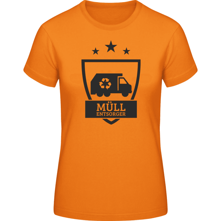 Müll Entsorger Wappen T-shirt pour femme contain pic