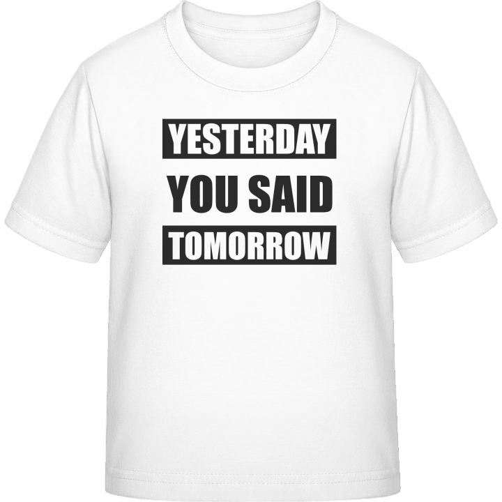 Yesterday You Said Tomorrow Kinder T-Shirt 0 image