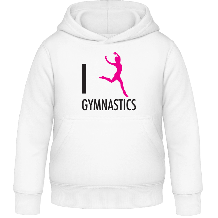 I Love Gymnastics Sudadera para niños contain pic