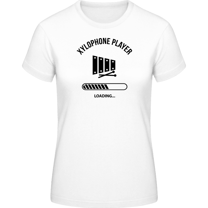Xylophone Player Loading T-shirt för kvinnor contain pic
