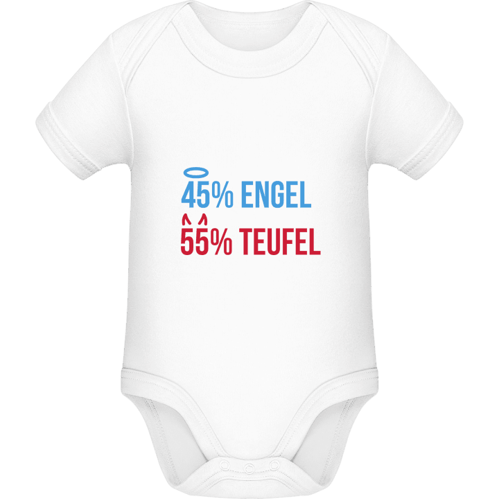 45% Engel 55% Teufel Baby Strampler contain pic