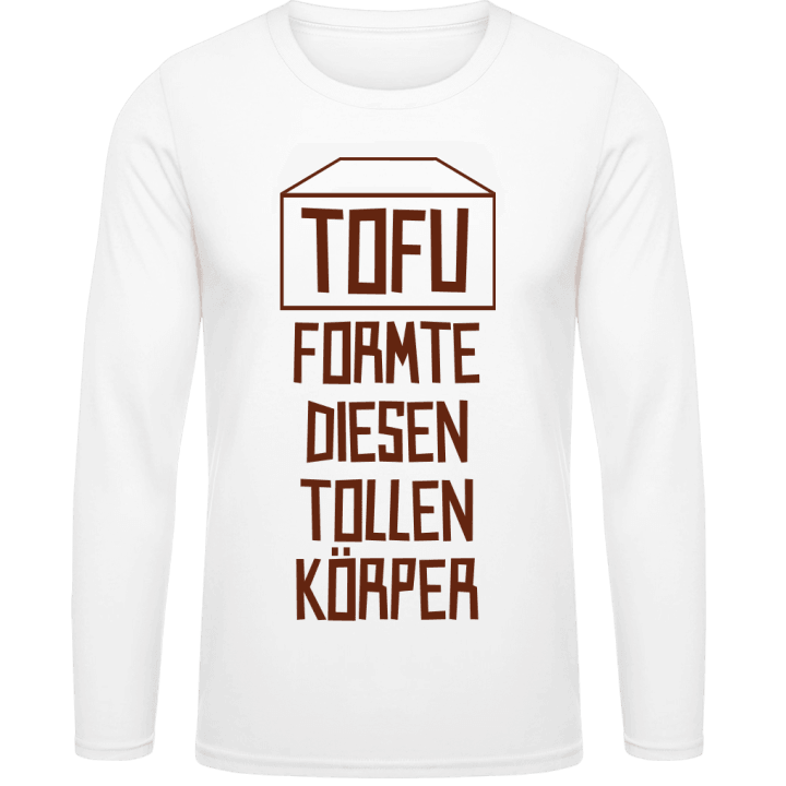 Tofu formte diesen tollen Körper T-shirt à manches longues contain pic