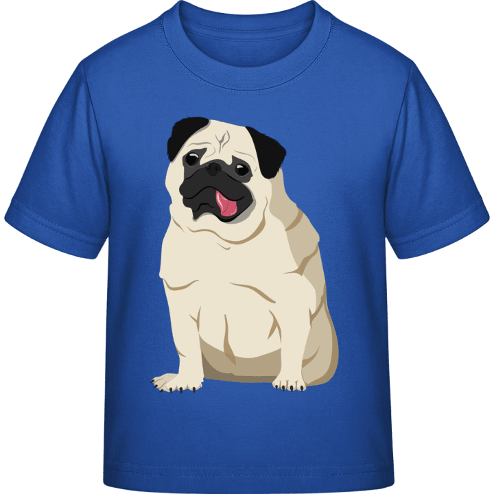 Pug Dog Illustration  T-skjorte for barn 0 image