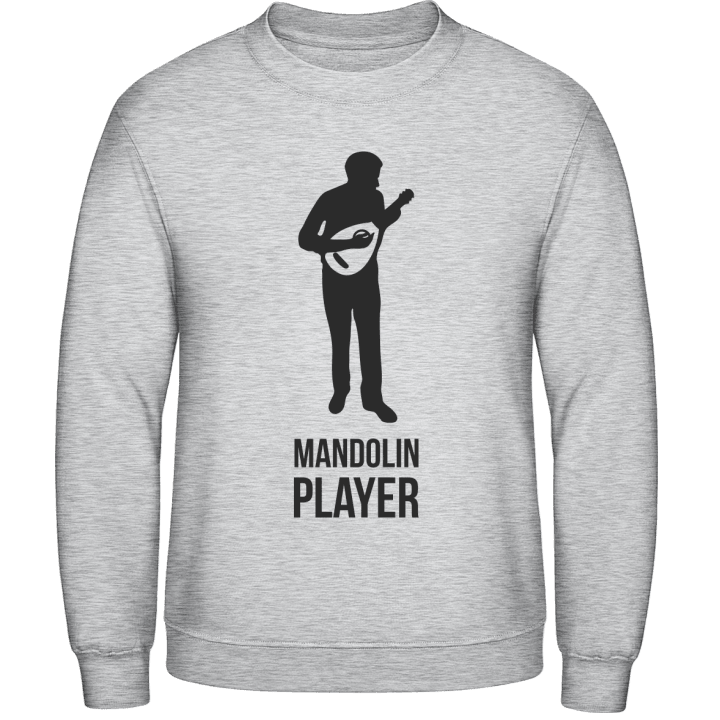 Mandolin Player Silhouette Felpa 0 image