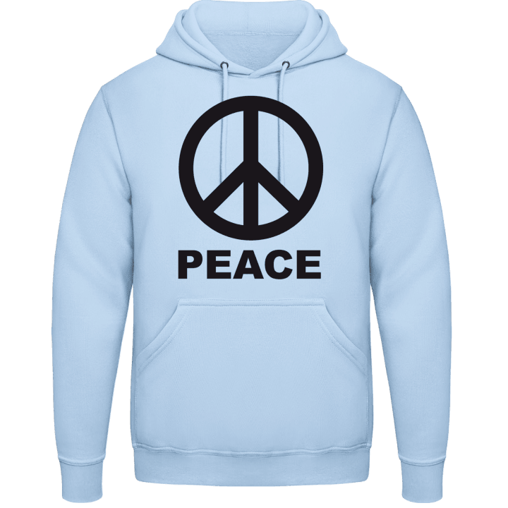 Peace Symbol Felpa con cappuccio contain pic