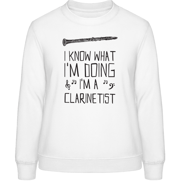 I'm A Clarinetist Frauen Sweatshirt contain pic