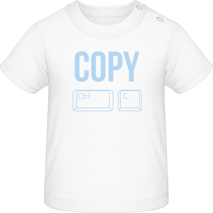 Copy Ctrl C T-shirt bébé contain pic