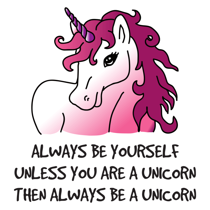 Always Be Yourself Unicorn T-shirt à manches longues 0 image