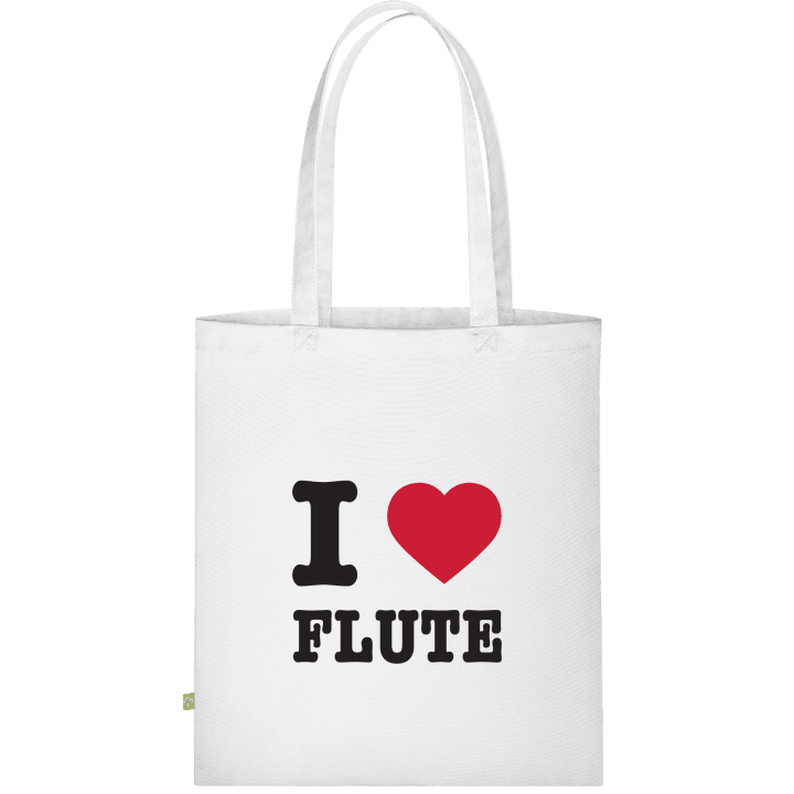 I Love Flute Bolsa de tela contain pic