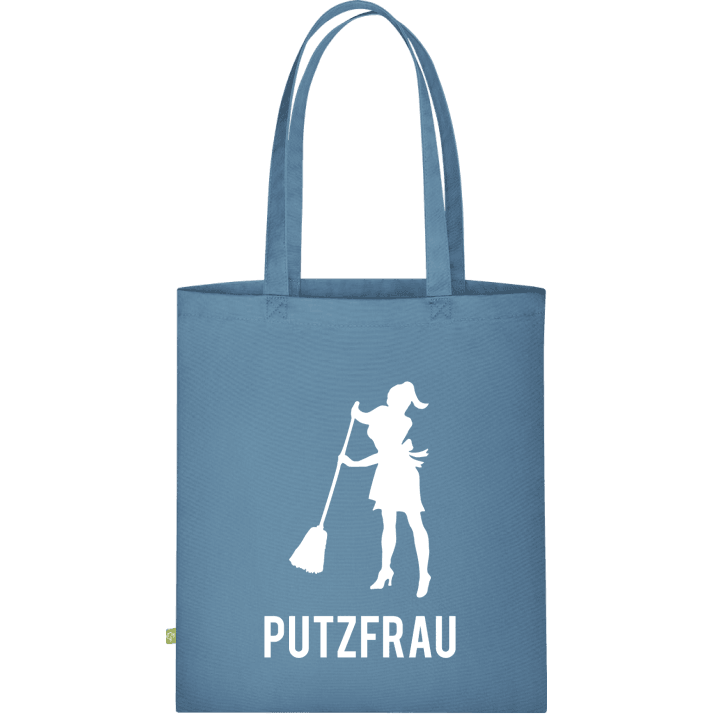 Putzfrau Silhouette Stofftasche contain pic