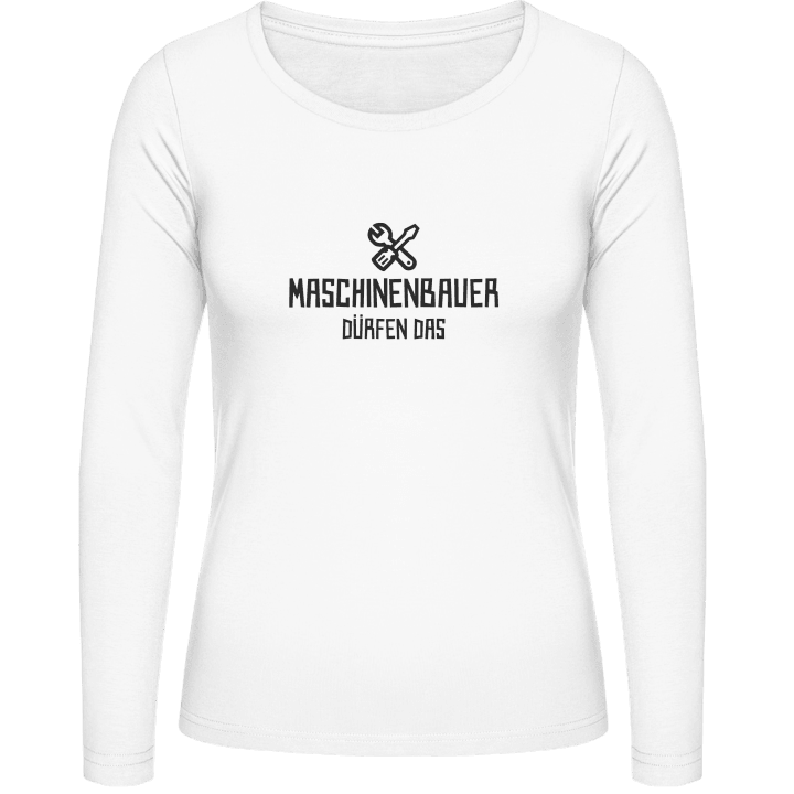 Maschinenbauer dürfen das Vrouwen Lange Mouw Shirt 0 image
