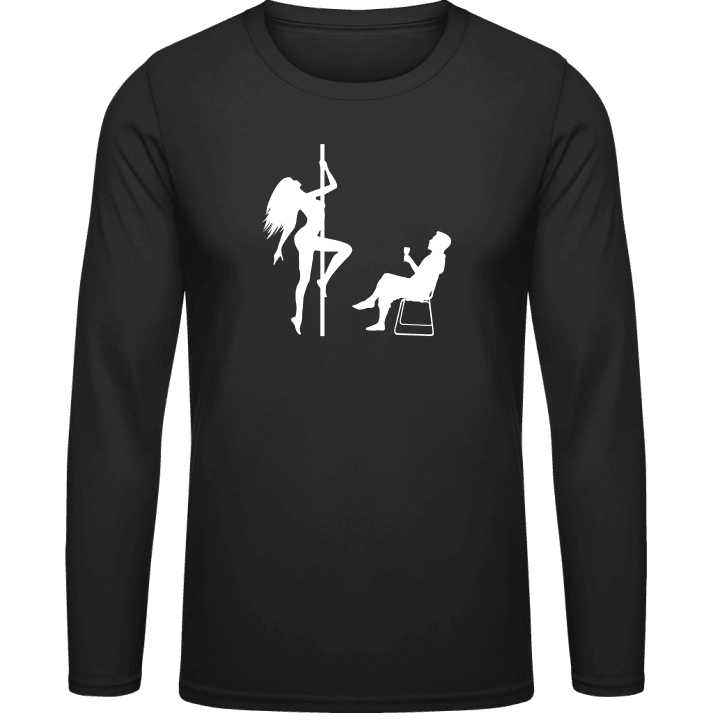 Pole Dancer Action Langarmshirt contain pic