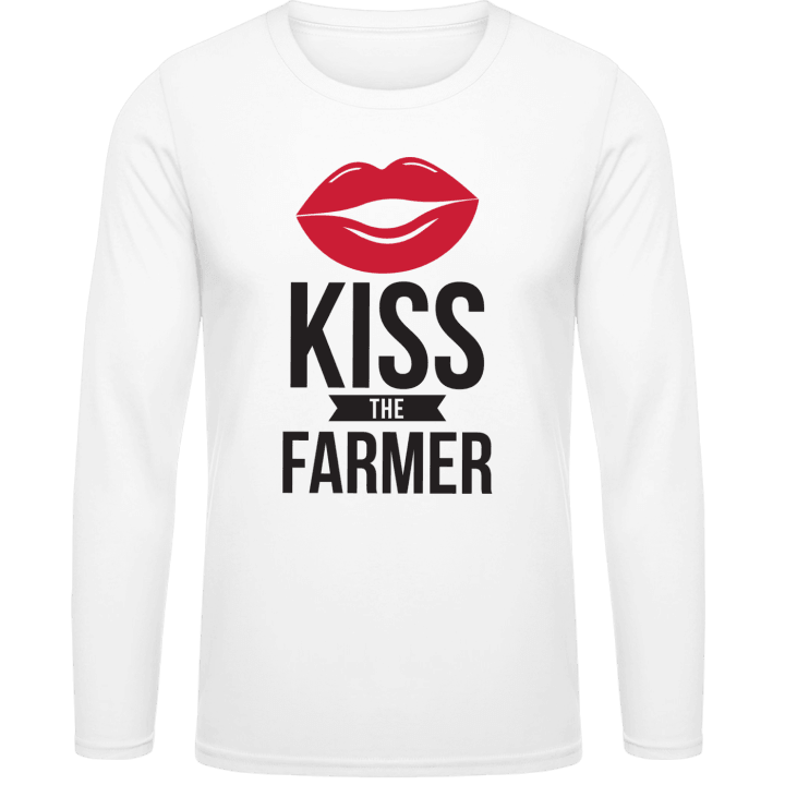 Kiss The Farmer Long Sleeve Shirt contain pic