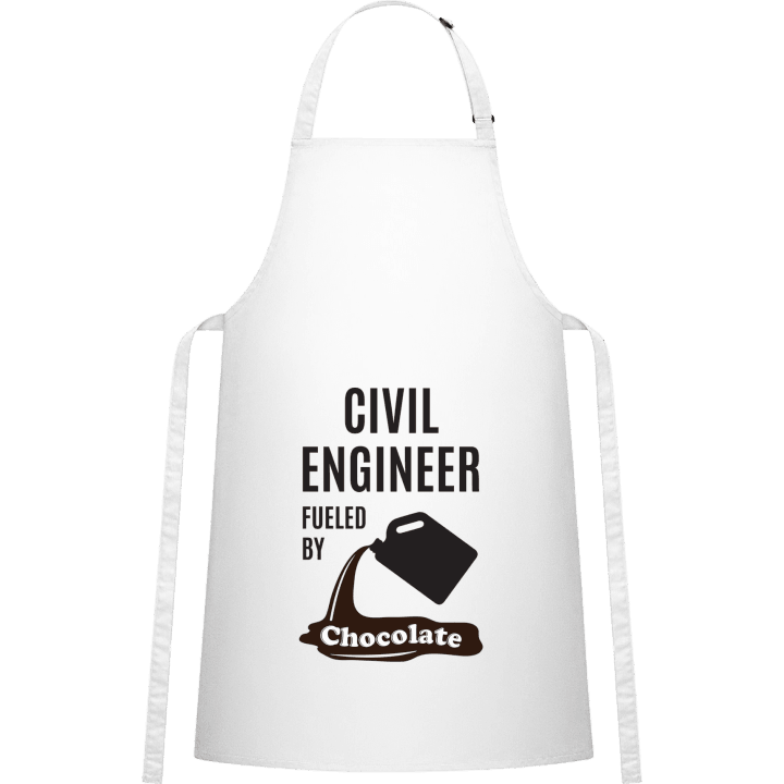 Civil Engineer Fueled By Chocolate Förkläde för matlagning contain pic