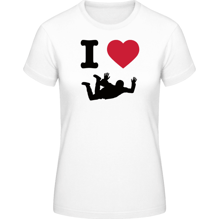 I Heart Skydiving T-shirt för kvinnor contain pic