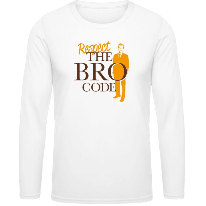 Respect The Bro Code Shirt met lange mouwen 0 image