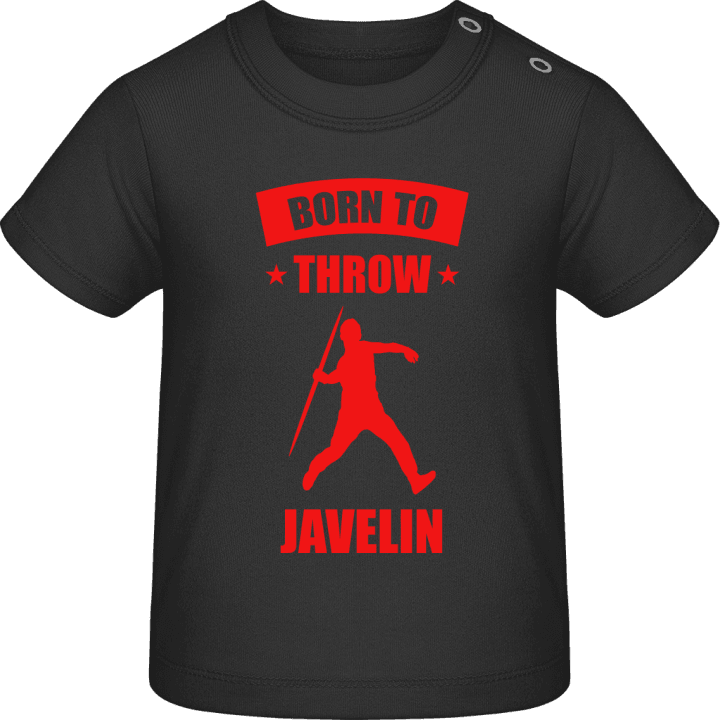 Born To Throw Javelin Baby T-skjorte contain pic