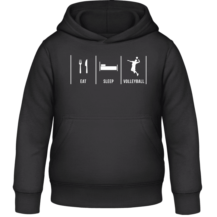 Eat Sleep Volleyball Kids Hoodie contain pic