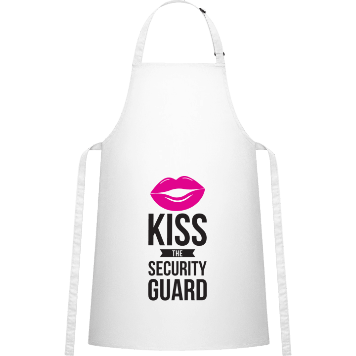 Kiss The Security Guard Kitchen Apron 0 image