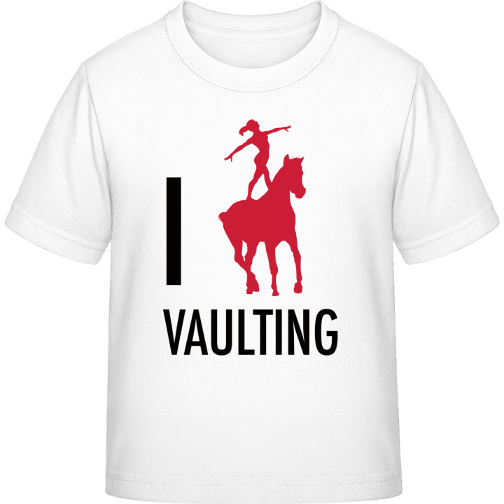 I Love Vaulting T-shirt för barn contain pic
