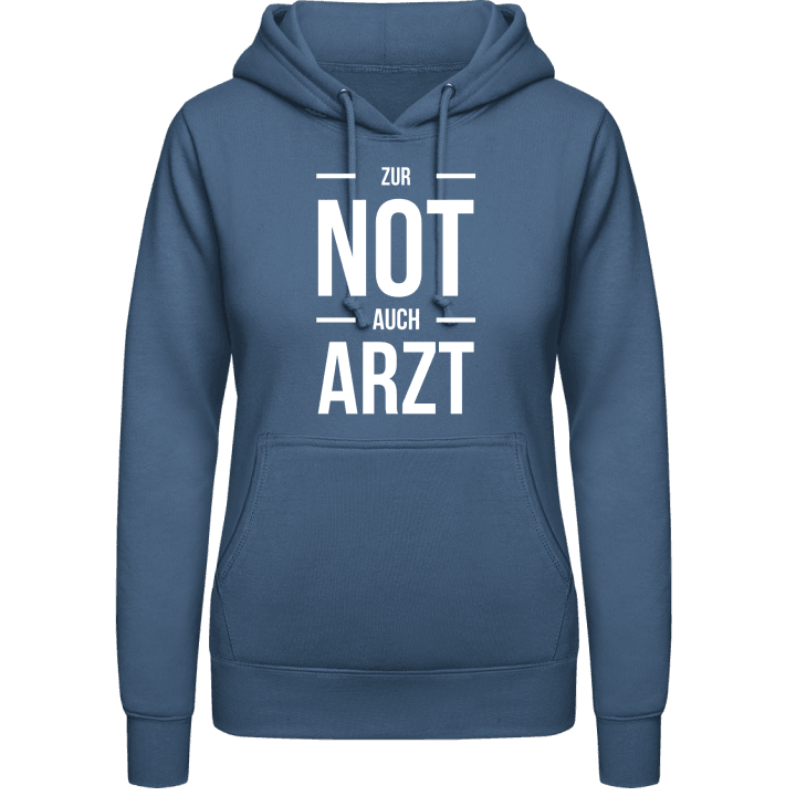 Zur Not auch Arzt Sudadera con capucha para mujer contain pic