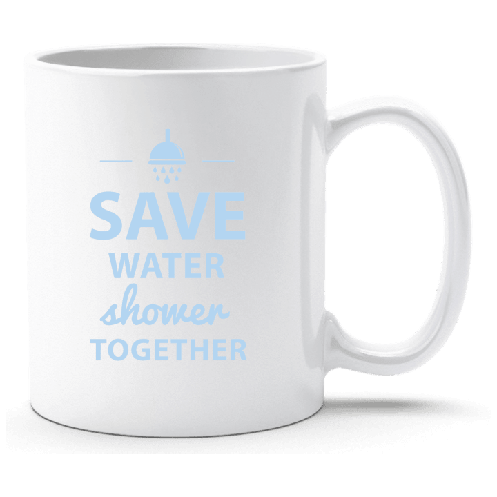 Save Water Shower Together Design Beker 0 image