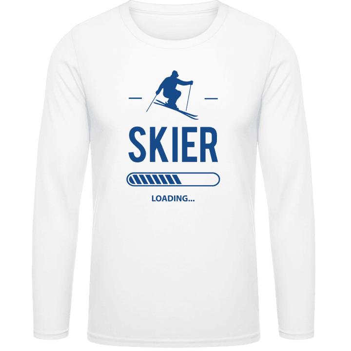 Skier Loading Camicia a maniche lunghe contain pic